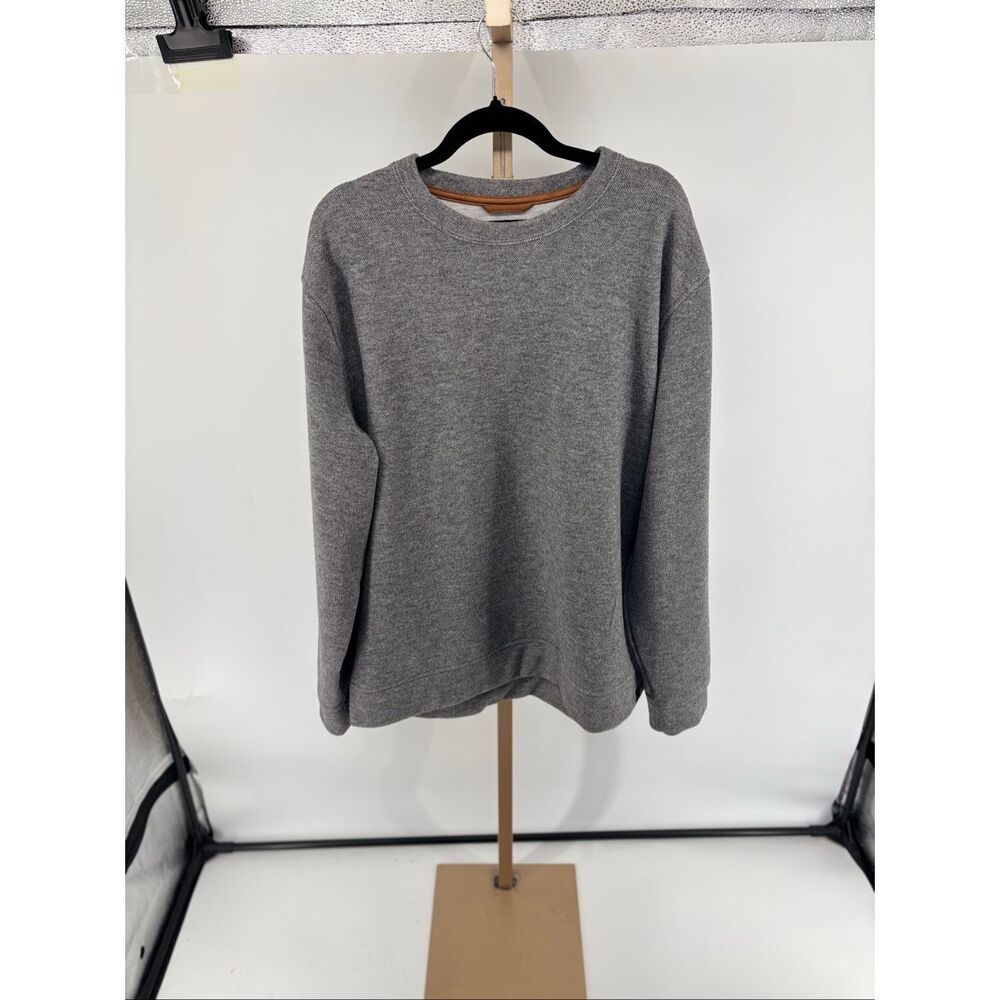 Jachs New York Mens Sweatshirt Size XL Grey Crew Neck Shirt Fleece